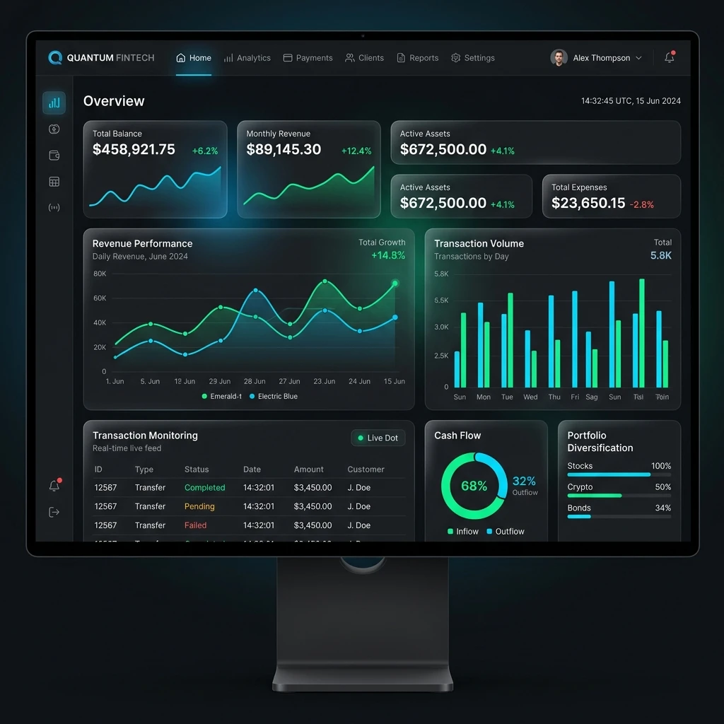 Finova Dashboard - Technexa Case Study